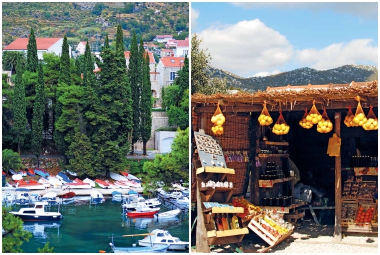 Adriatic Moorings: Croatia Right: Orange Honey shacks line the drive from Split to Dubrovnik.