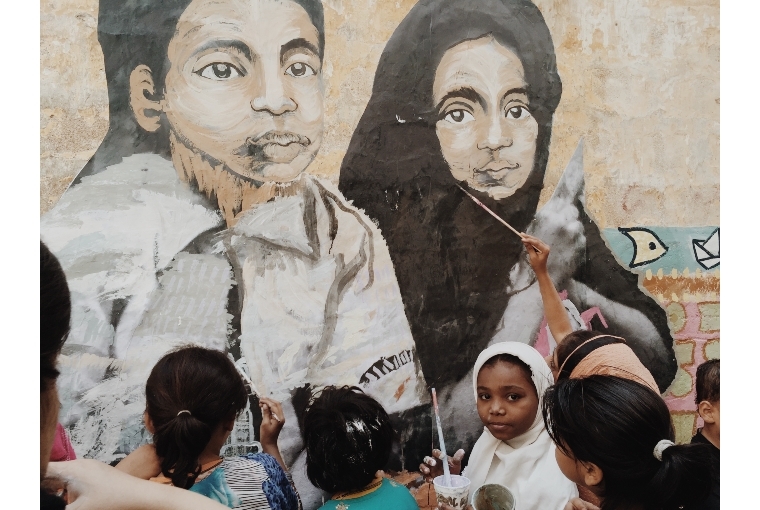 Fearless Collective Takes to the Streets Lyari Pakistan Community