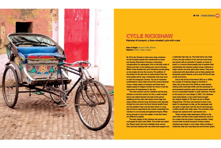 Pukka Indian Cycle Rickshaw. Origin: Around 1880
