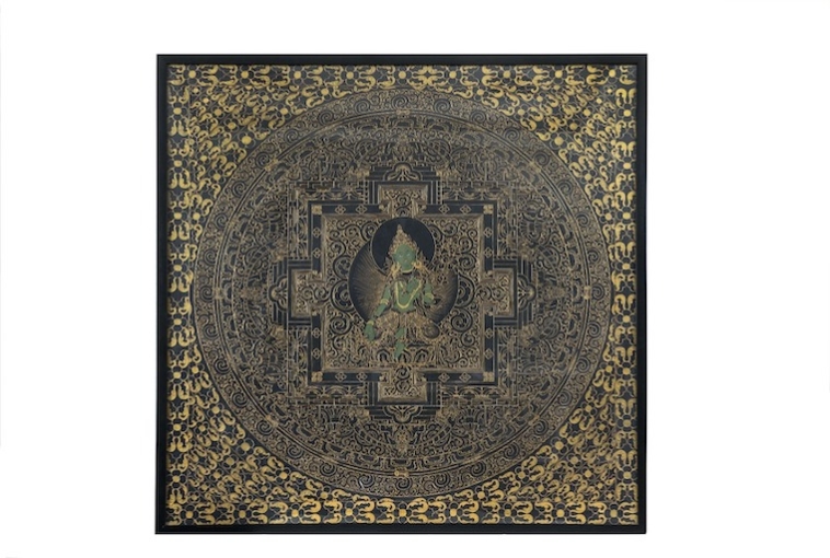 Whispered Wisdom  Green Tara Mandala