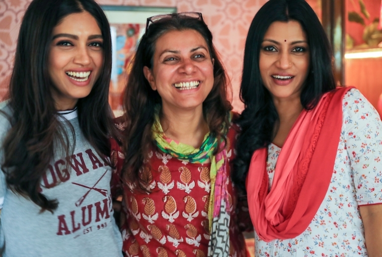 Alankrita Shrivastava L-R: Bhumi Pednekar, Alankrita Shrivastava, Konkona Sen Sharma