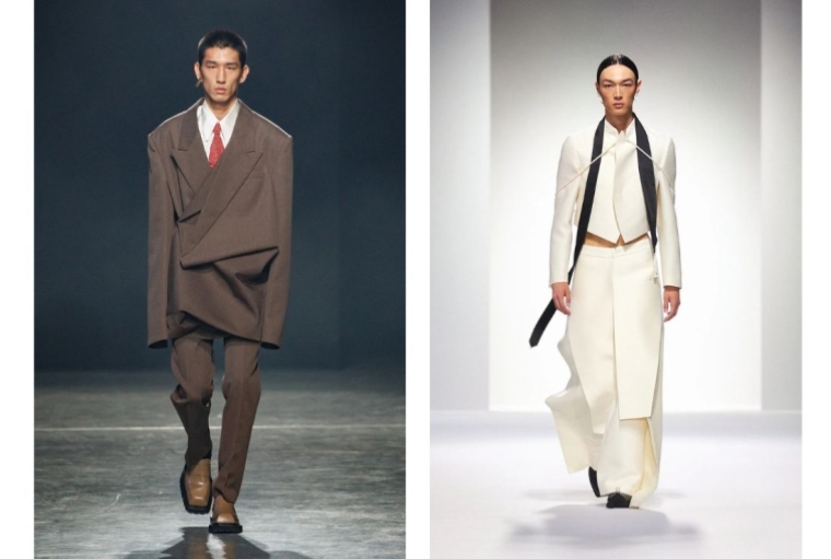 East Asian Designers at Paris Fashion Week 2024 Sean Suen