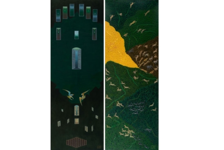 Kaarawaan and Other Works Dus Darwaze (left) | Forest Fire (right)