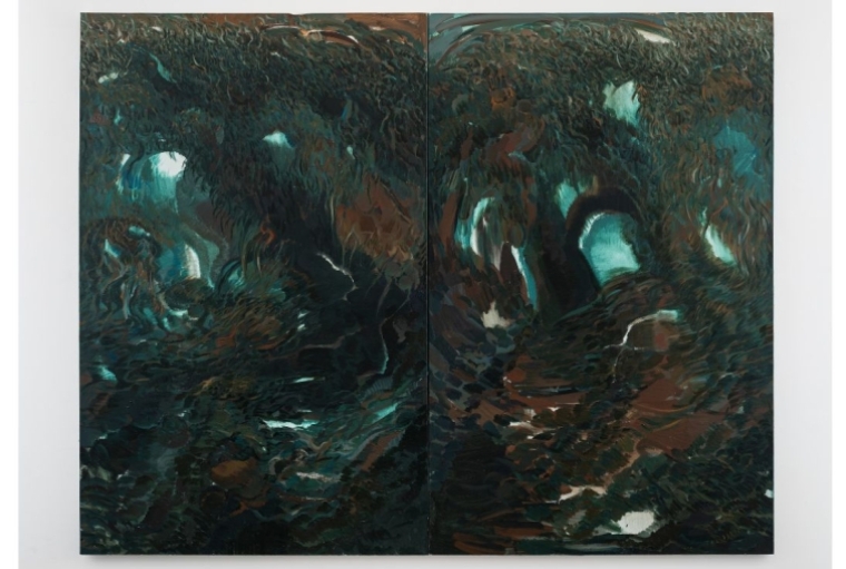 Rabbit Hole Rabbit Hole (Diptych)