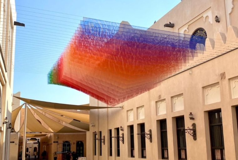 TEMPERATURES – Interactions with Colour and Form Afterglow, 2022, Doha, Qatar